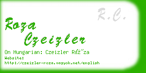 roza czeizler business card